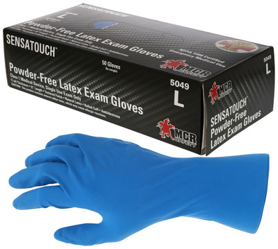Medium-disposable Latex Exam Gloves 12"