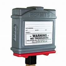 Ez Permit Box W/4x4 Adaptor